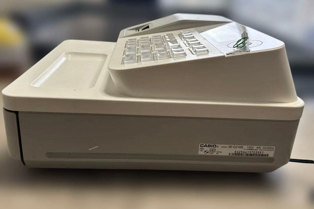 CASIO レジスター SE-G2-WE 100V 4W 50,60Hz共用 CASIO レジスター SE