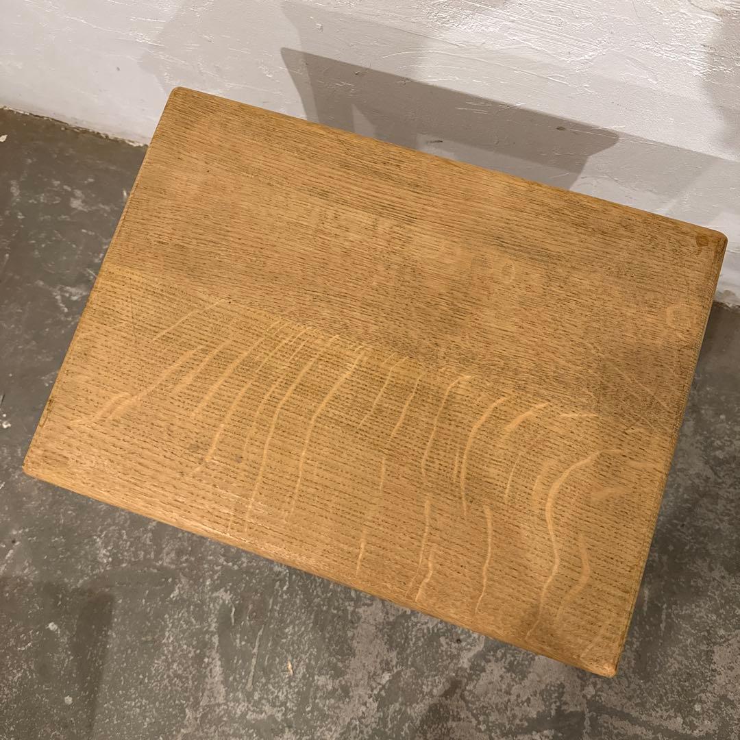 年末年始saleヴィンテージ ネストテーブル サイドテーブル 花台 剥離 2