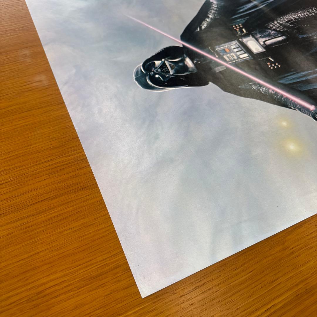 希少美品 当時物 スターウォーズ ダース・ベイダー B2映画サイズ