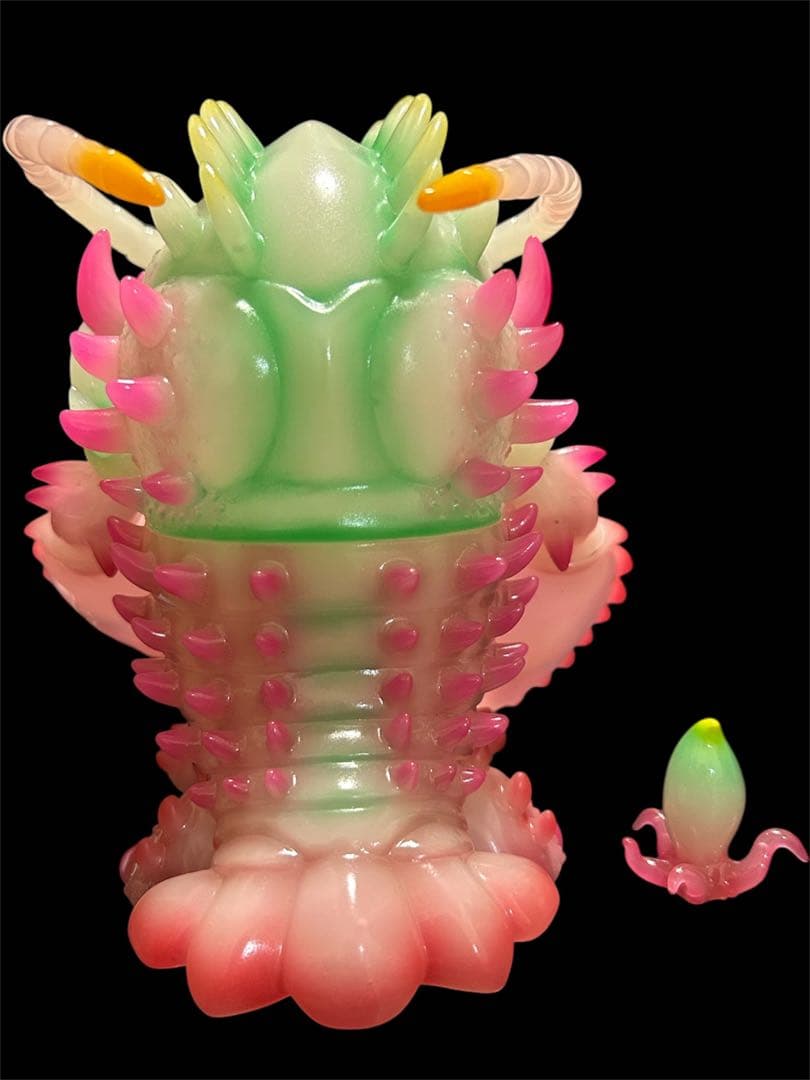 蓄光　bigclawx OBA Orchid Mantis GIDソフビ　オバー
