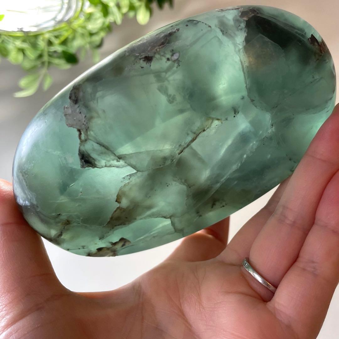 フローライト ロマネサイト 石鹸トレー グリーンフローライト 皿