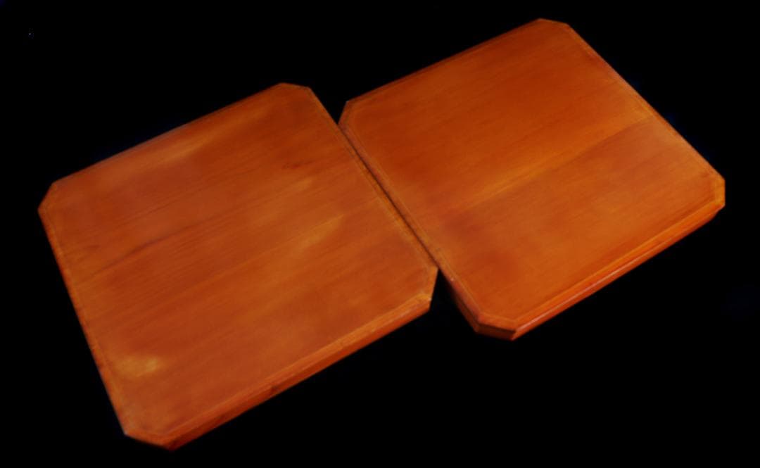 飛騨春慶塗 小吸膳 四方膳 折敷膳 懐石道具 会席 十客 共箱