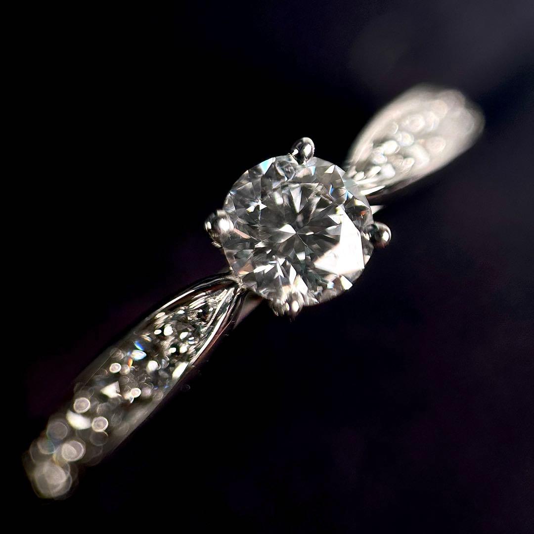 め*か様 新品仕上げ済✨ティファニー ハーモニー ソリティア プラチナ 0.25