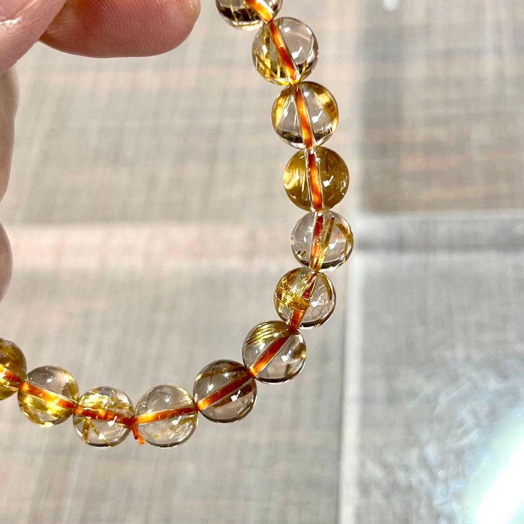 最高級　タイチンルチル　ブレスレット　5