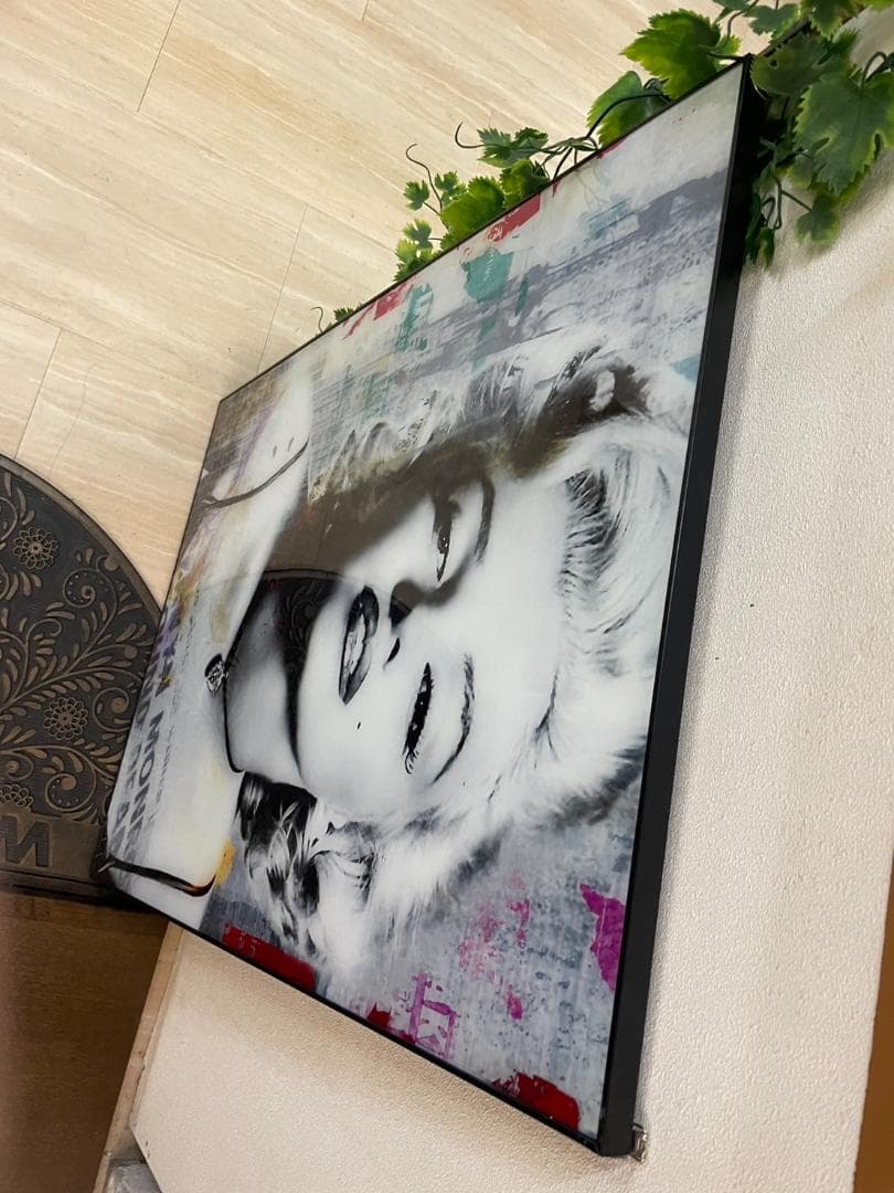 アートパネル　マリリンモンロー　絵　アート　絵画　額縁　額絵　ポスター　壁掛け