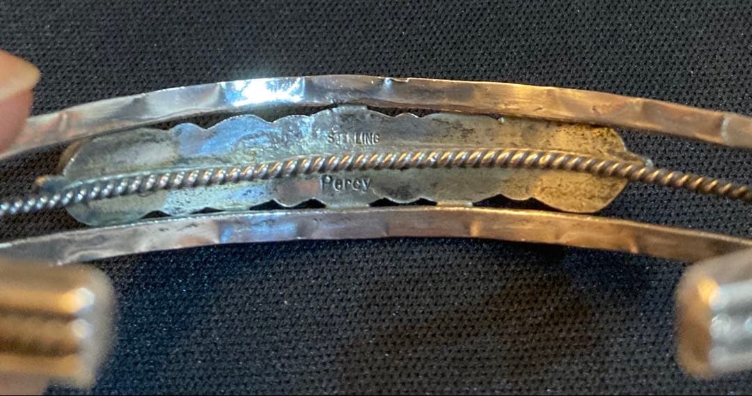 smile ターコイズ バングル 5連 STERLING