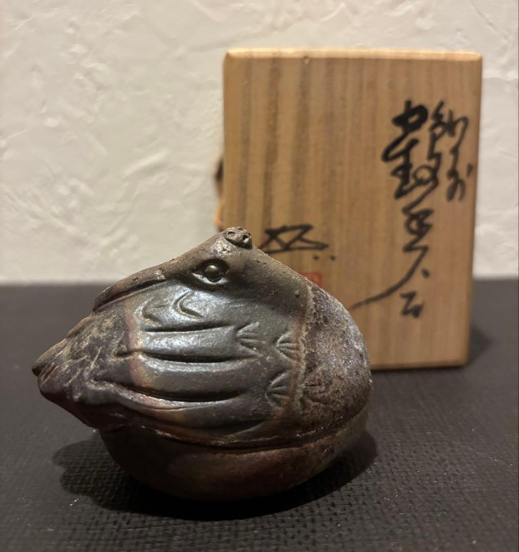 備前焼名工　浦上善次作品　鶴の香合　共箱付き 2026年最新】備前焼 浦上善次の人気アイテム - メルカリ