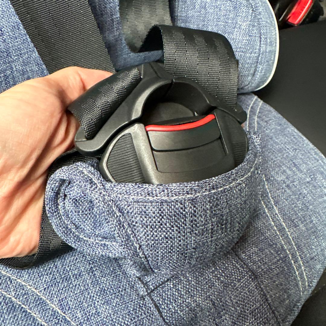 美品】日本育児 トラベルベスト ECプラス デニム チャイルドシート