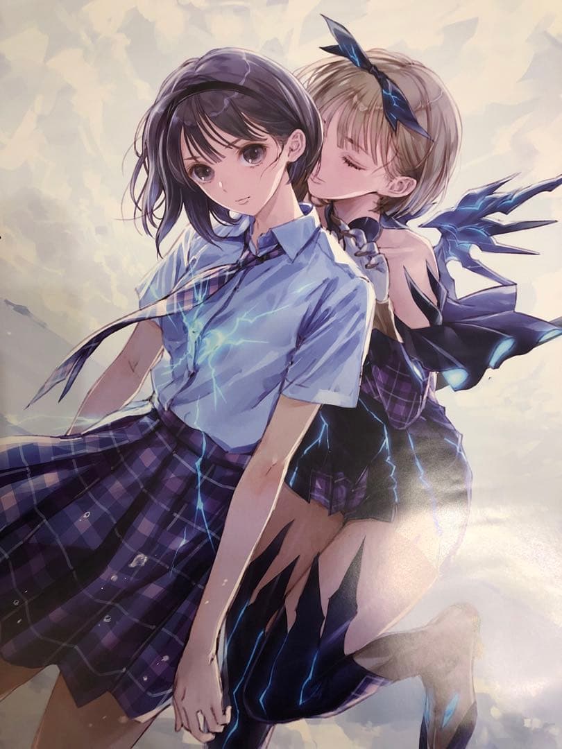 非売品超希少！】 ブルーリフレクション 白井日菜子 B2 メタルポスター