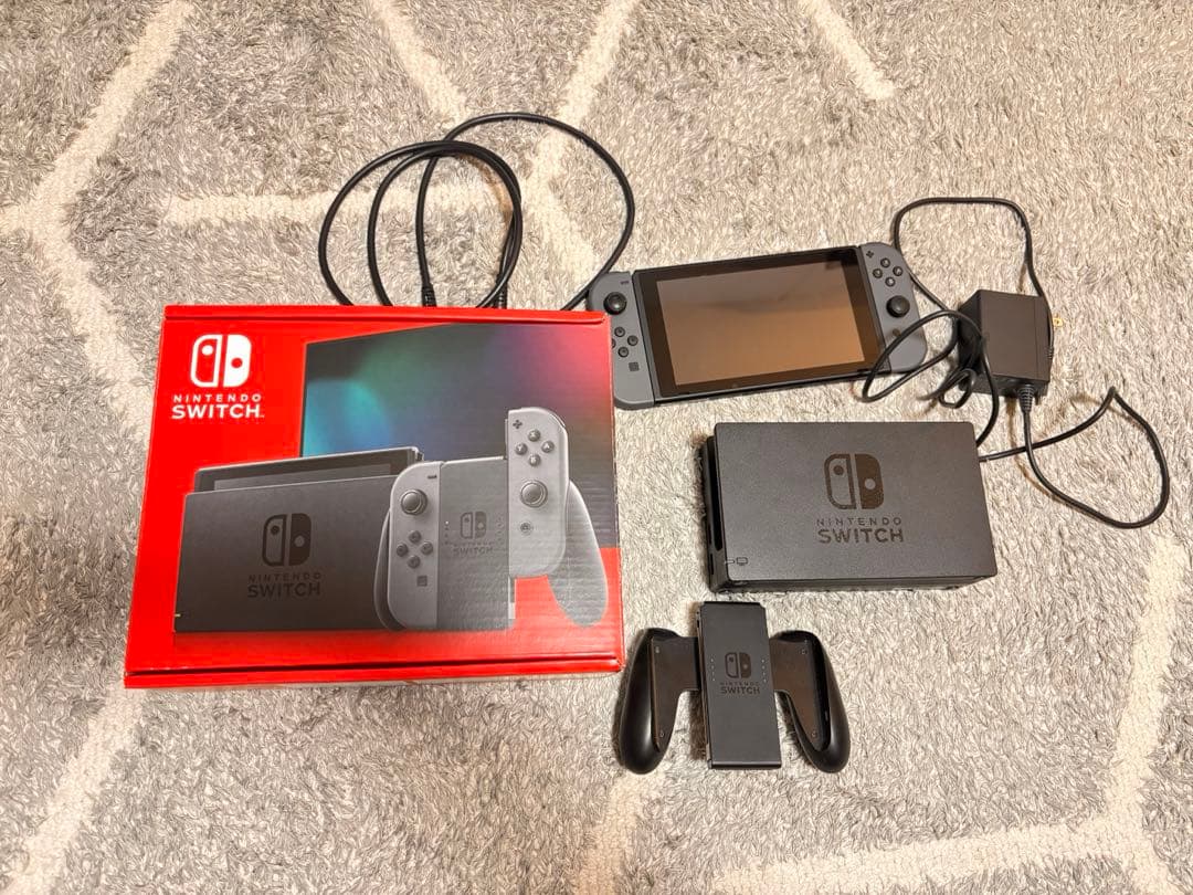 Nintendo Switch グレー 本体 保証付き