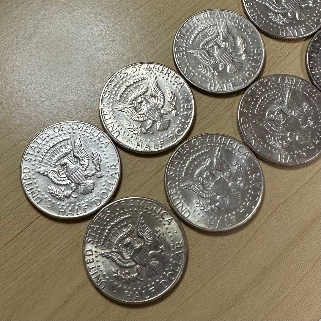ケネディ ハーフダラー 1964年 10枚 銀貨 シルバーコイン 銀品位90