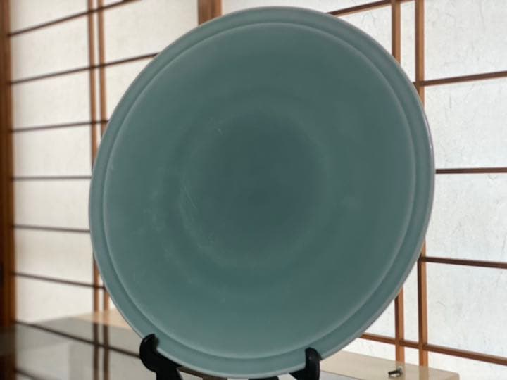鍋島焼 義平作 47cm 青磁 定価40000円 中古 綺麗 管理2 食器 labmeddz.com