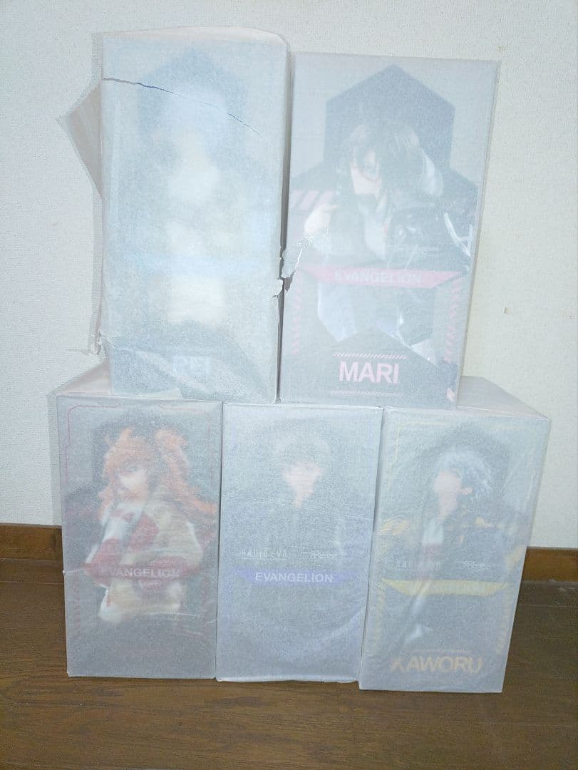 未開封 エヴァンゲリオン Ver.RADIO EVA フィギュア 5個セット