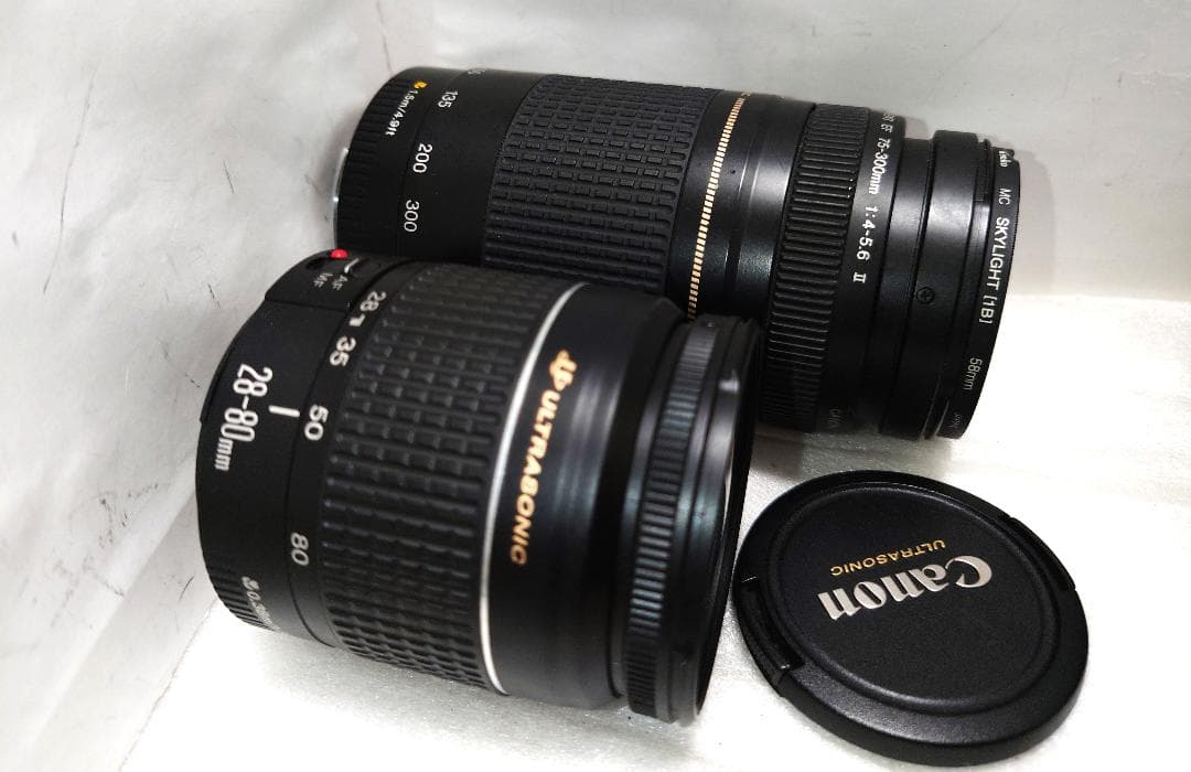 ☆美品！Wレンズ☆CANON EF 28-80 75-300mm II USM