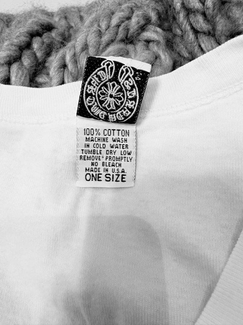 クロムハーツ白タンクトップ OLD フローラルプリント レディース