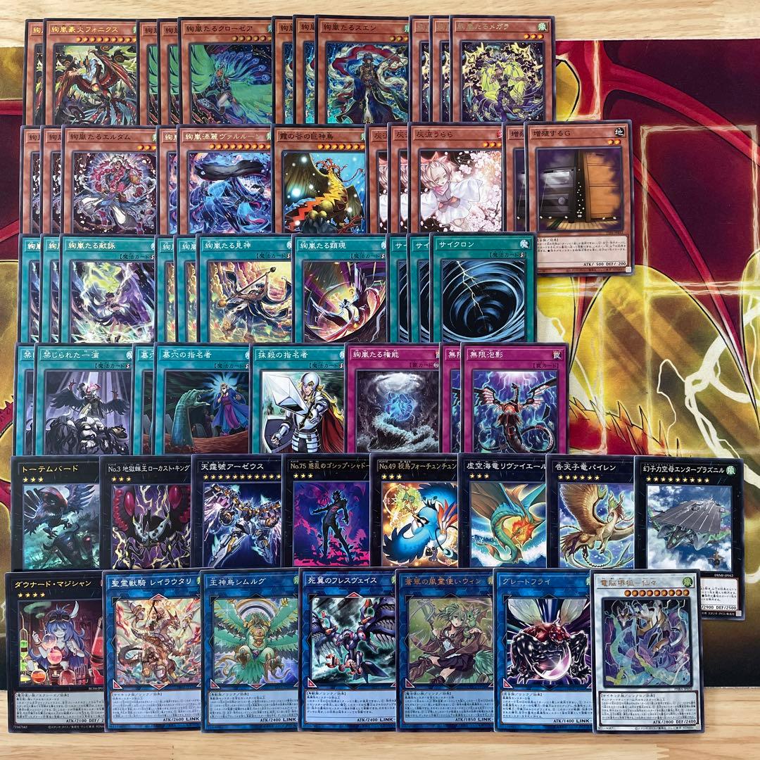 大会構築 絢嵐デッキ トーテムバード ローカストキング フォニクス