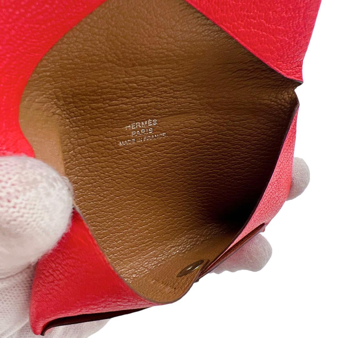 HERMES カルヴィ デュオ カードケース ケース 7161.