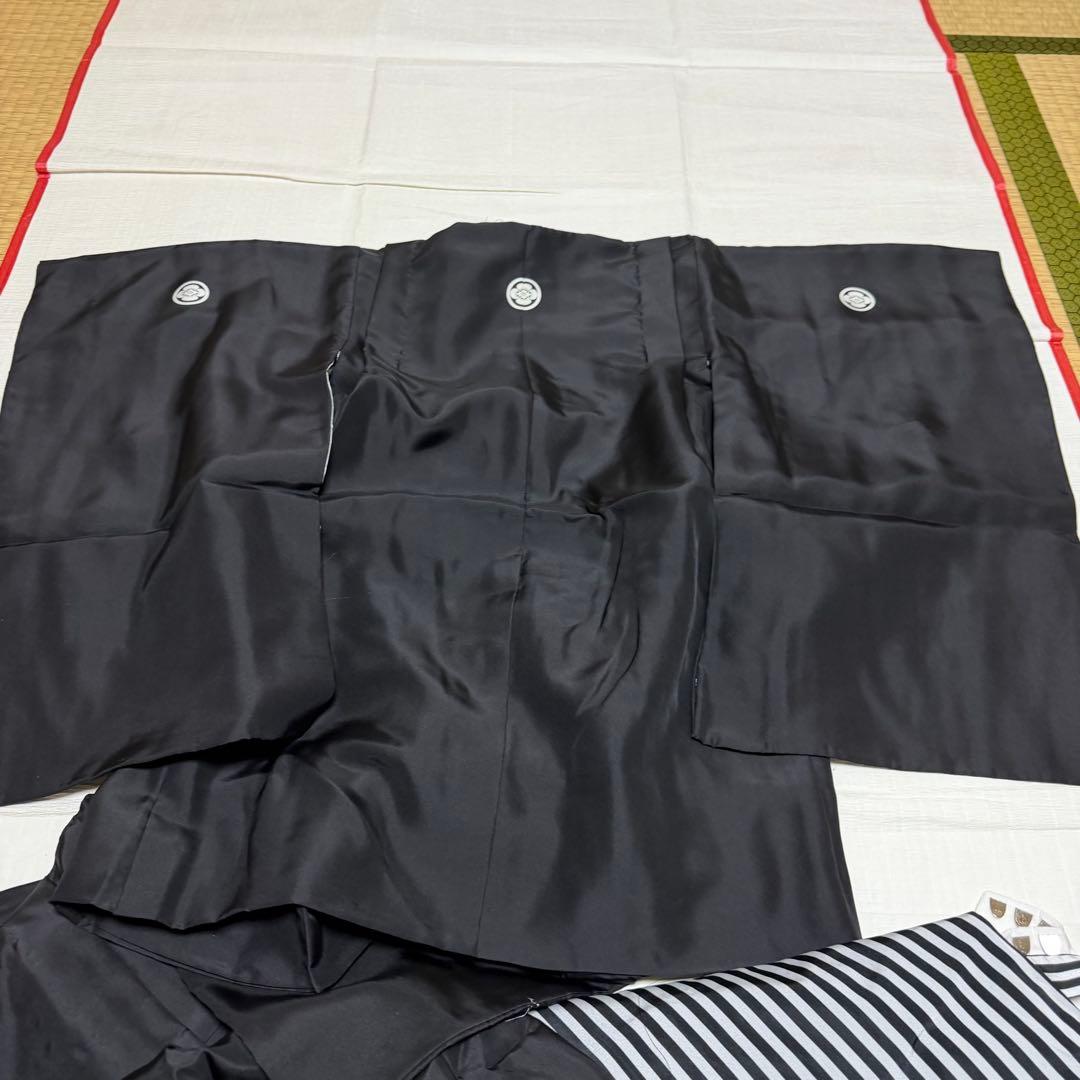 七五三 男の子 5歳 正絹 紋付 フルセット 松屋謹製