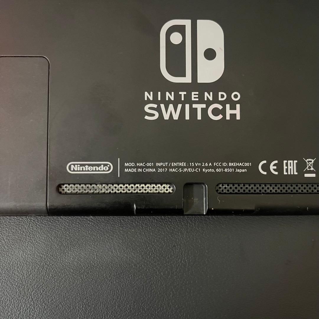 【美品/未対策機/初期型/箱付き】Nintendo Switch 本体 青/赤