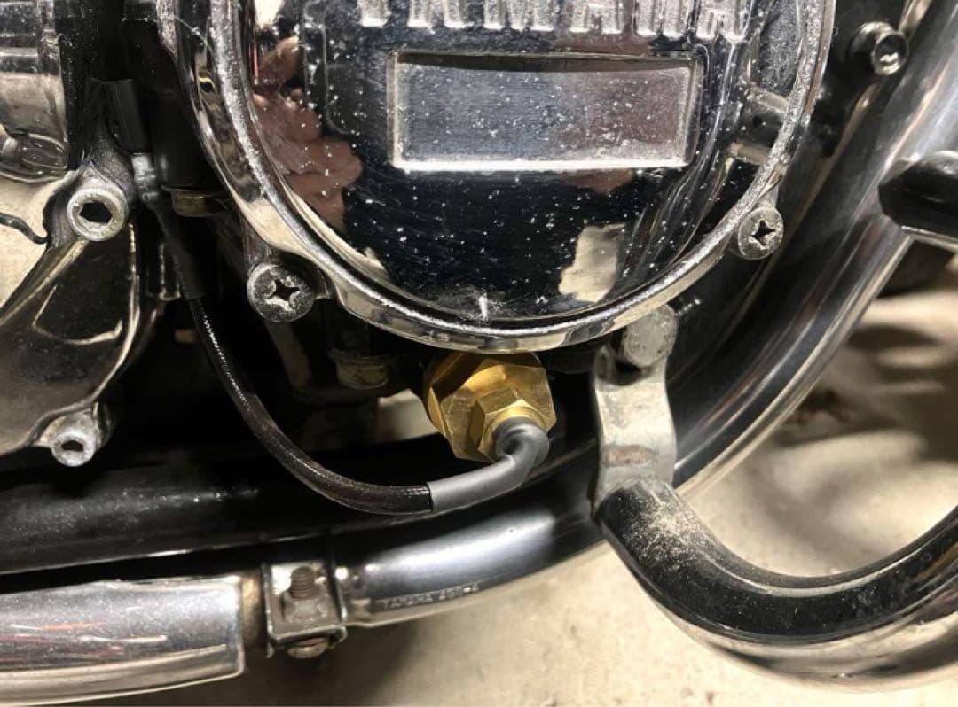 ゼファー400 χ デイトナ ハイグレード テンプメーター セット 真鍮 油