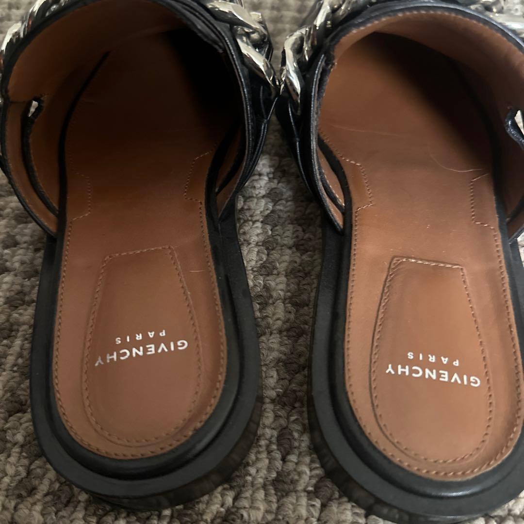 Givenchy ブラック ミュール　36ハーフ