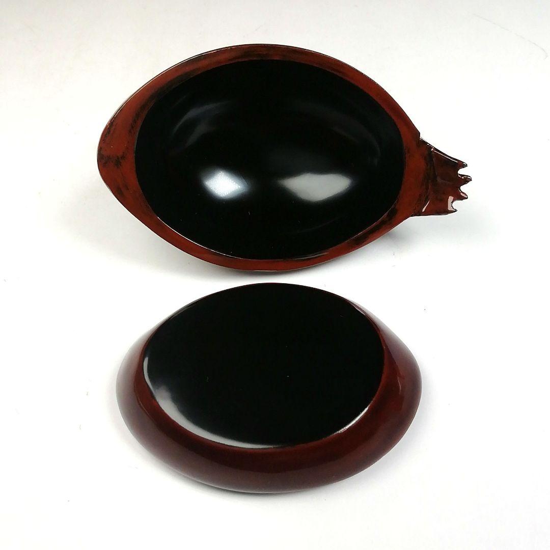 W13 香合 『輪島乾漆造り 鶴香合 壱』『塗師 川岸充雅 造』 共箱 茶道具