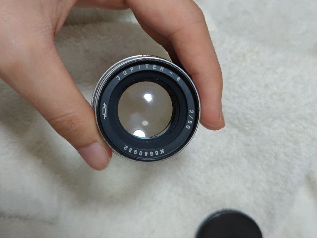 良品】Jupiter-8 50mm F2 ロシア オールドレンズ 銀