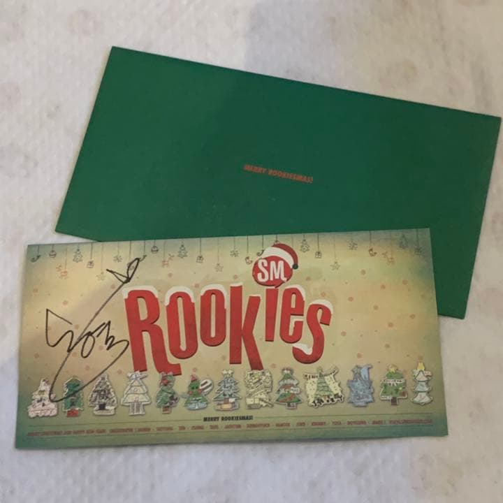 smrookies ヘチャン　ドンヒョク　サイン　クリスマスカード　トレカ smrookies ヘチャン ドンヒョク サイン クリスマスカード トレカ