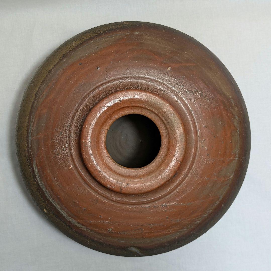 伝統工芸士 西川政美 備前焼 壷 壺花瓶 花器 フラワーベース つぼ 花入 置物
