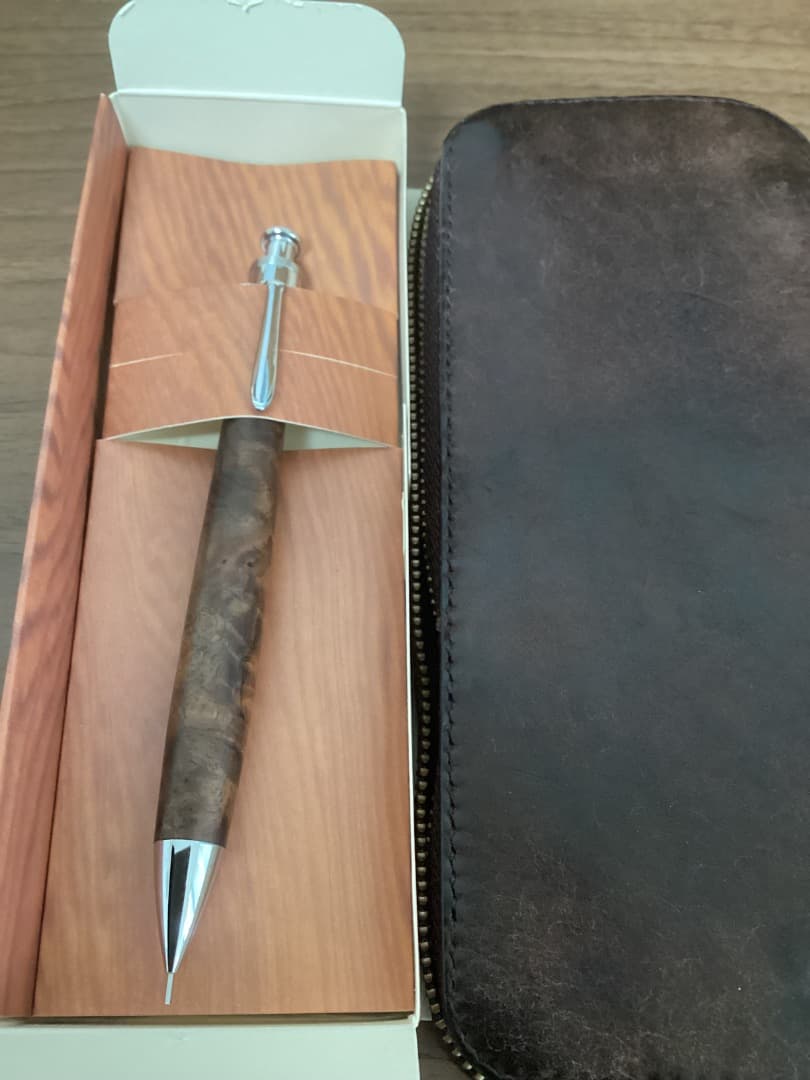 シャーペンまとめ売り レザーペンケース 検索 野原工芸 工房楔 ボナンペン