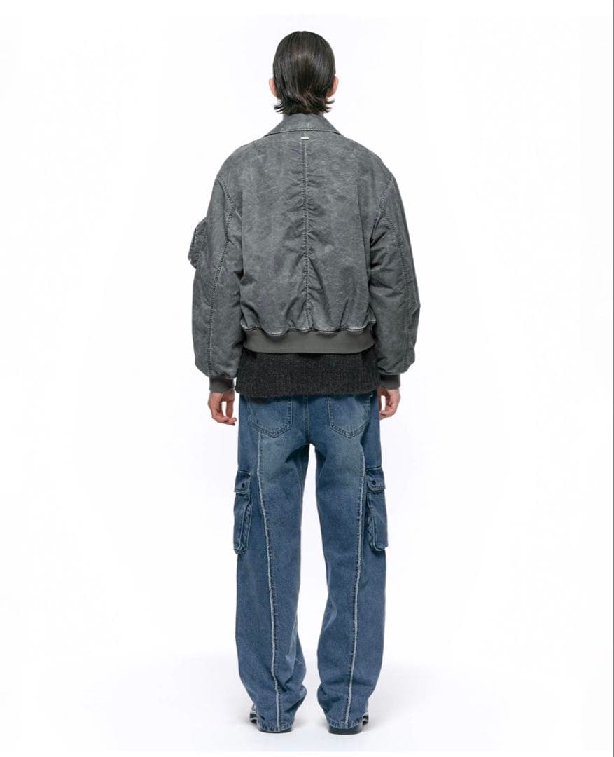 INSILENCE PIGMENT ウォッシュド MA-1 ボンバー M