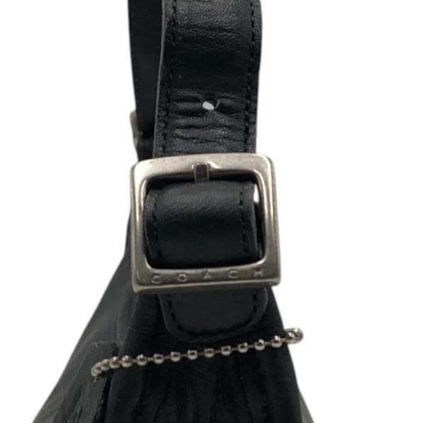 【美品・希少】OLD COACHオールドコーチ　ショルダーバッグ　ブラックレザー