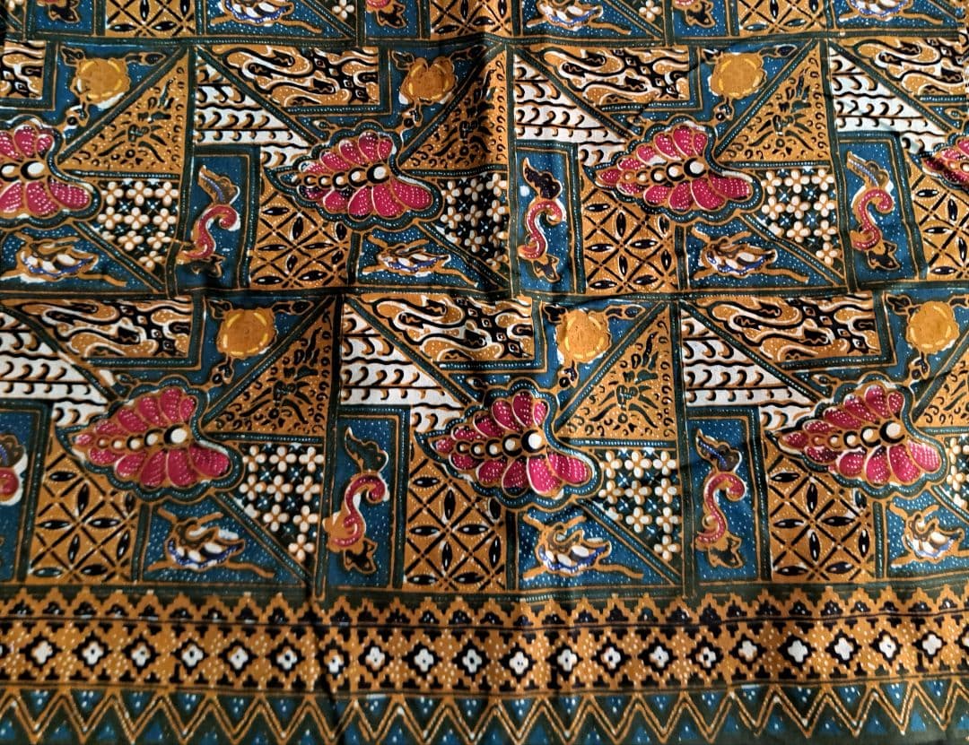 アンティーク 古手手描き鬼更紗（おにざらさ） インド更紗