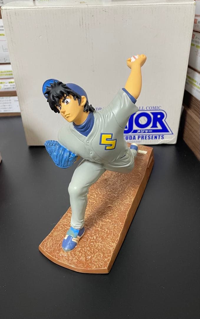 250個 MAJOR メジャー 満田拓也直筆サイン&No入 フィギュア 茂野吾郎