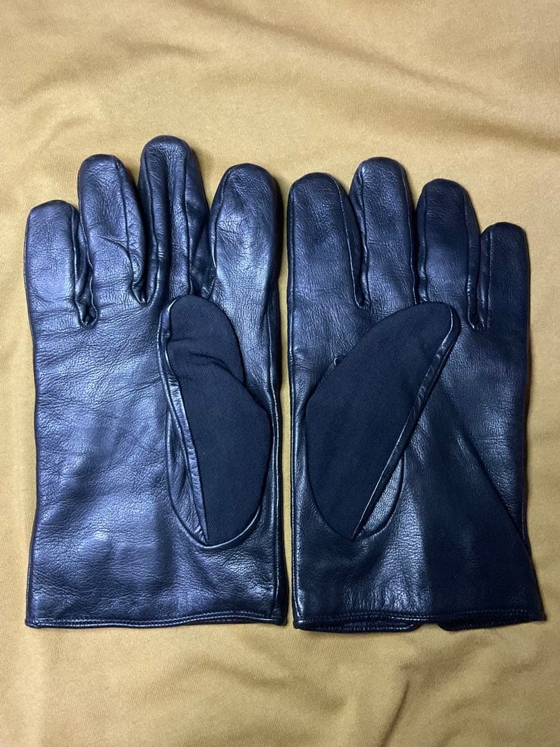 GUCCI グッチ 黒手袋 レザー イタリア製 XL 大きいサイズ
