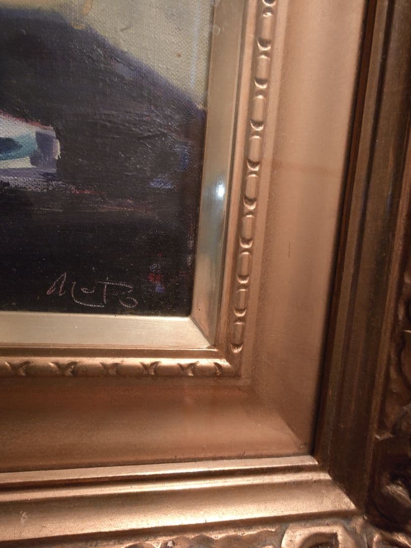 アンティーク絵画　油絵