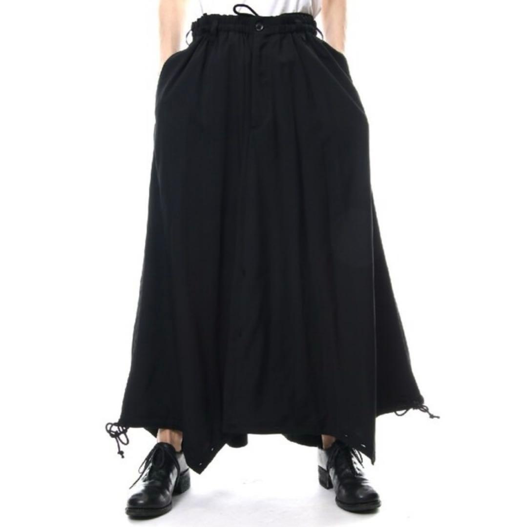 Yohji Yamamoto 18aw サスペンダー付きサルエルスカートパンツ