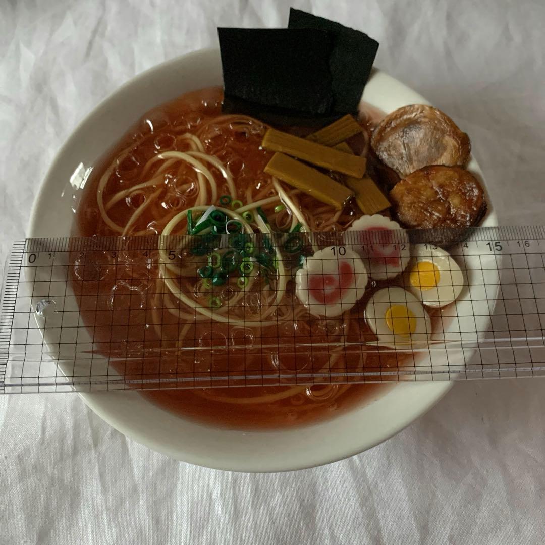 食品サンプル 醤油ラーメン ミニラーメン ハンドメイド - メルカリ