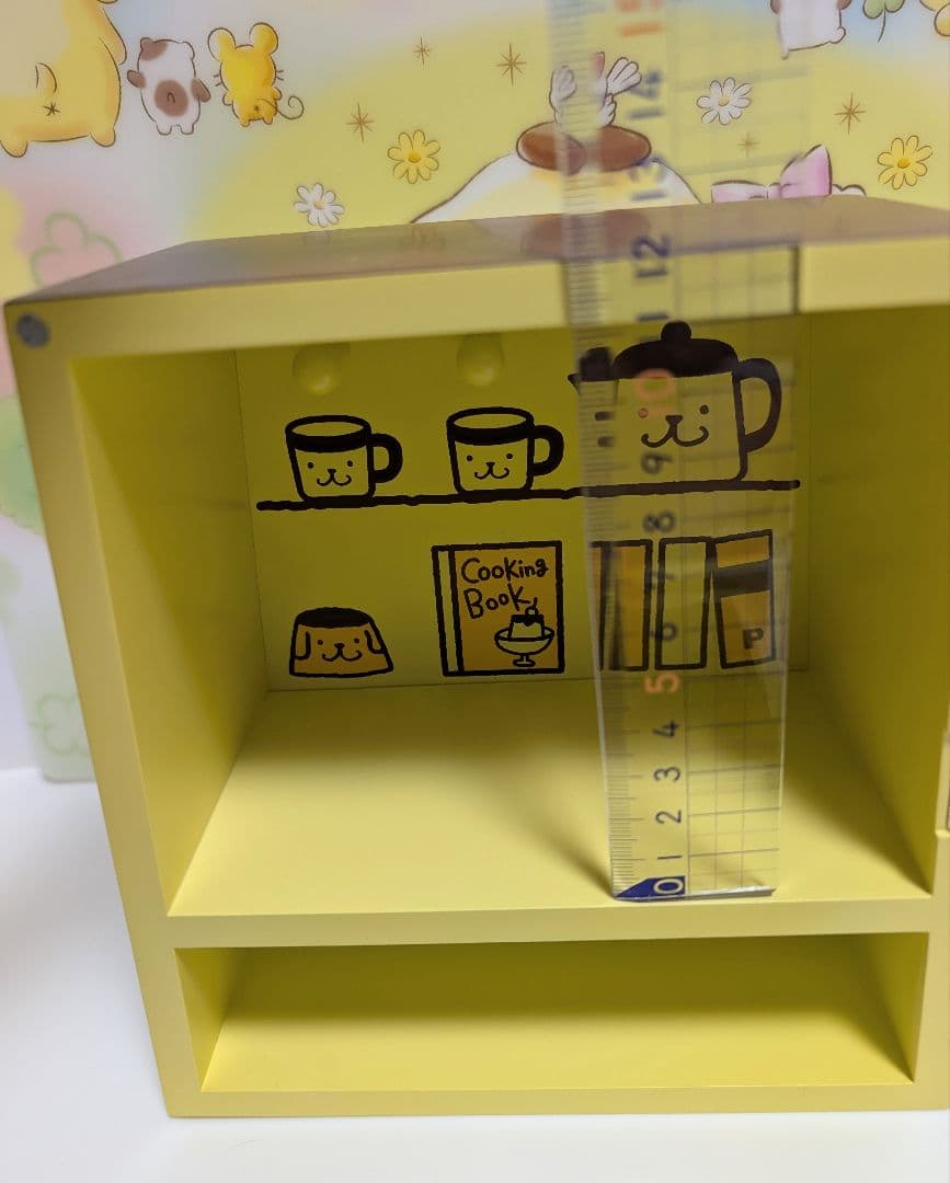 ポムポムプリン 木製 ミニチェスト 小物入れ アクセサリーケース