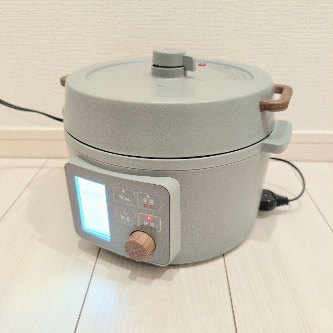 美品！IRIS OHYAMA 電気圧力鍋 ピスタチオグリーン 3L - メルカリ