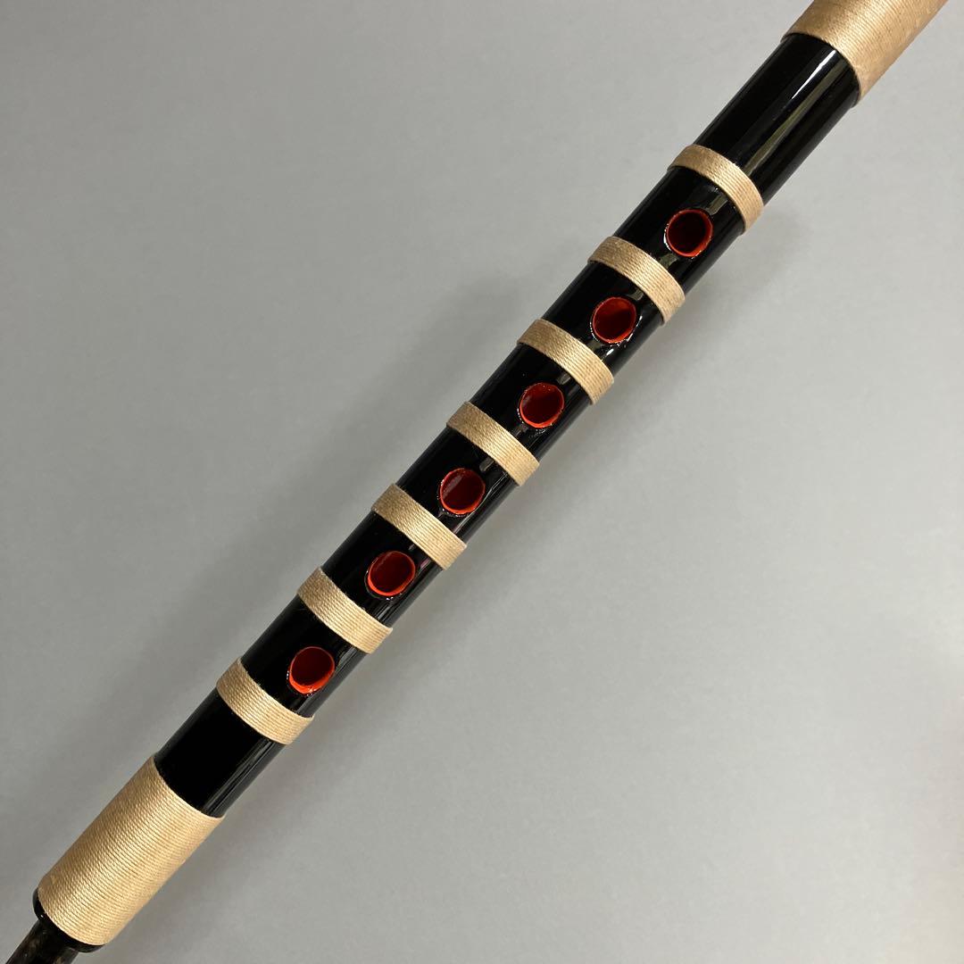 入門】神楽笛リコーダー式（古典調篠笛、囃子笛）CMRX-112 総巻 咥え笛