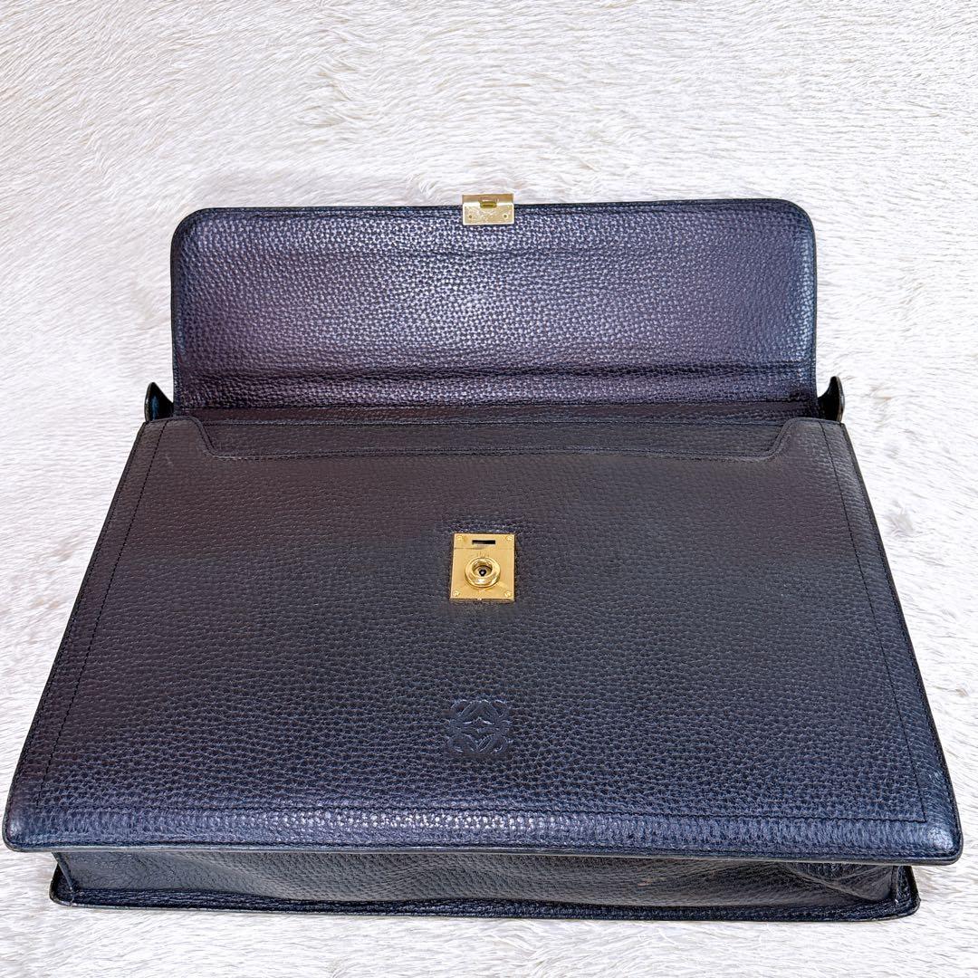 ✨美品✨ロエベ LOEWE ビジネスバッグ アナグラム ブリーフケース A4可