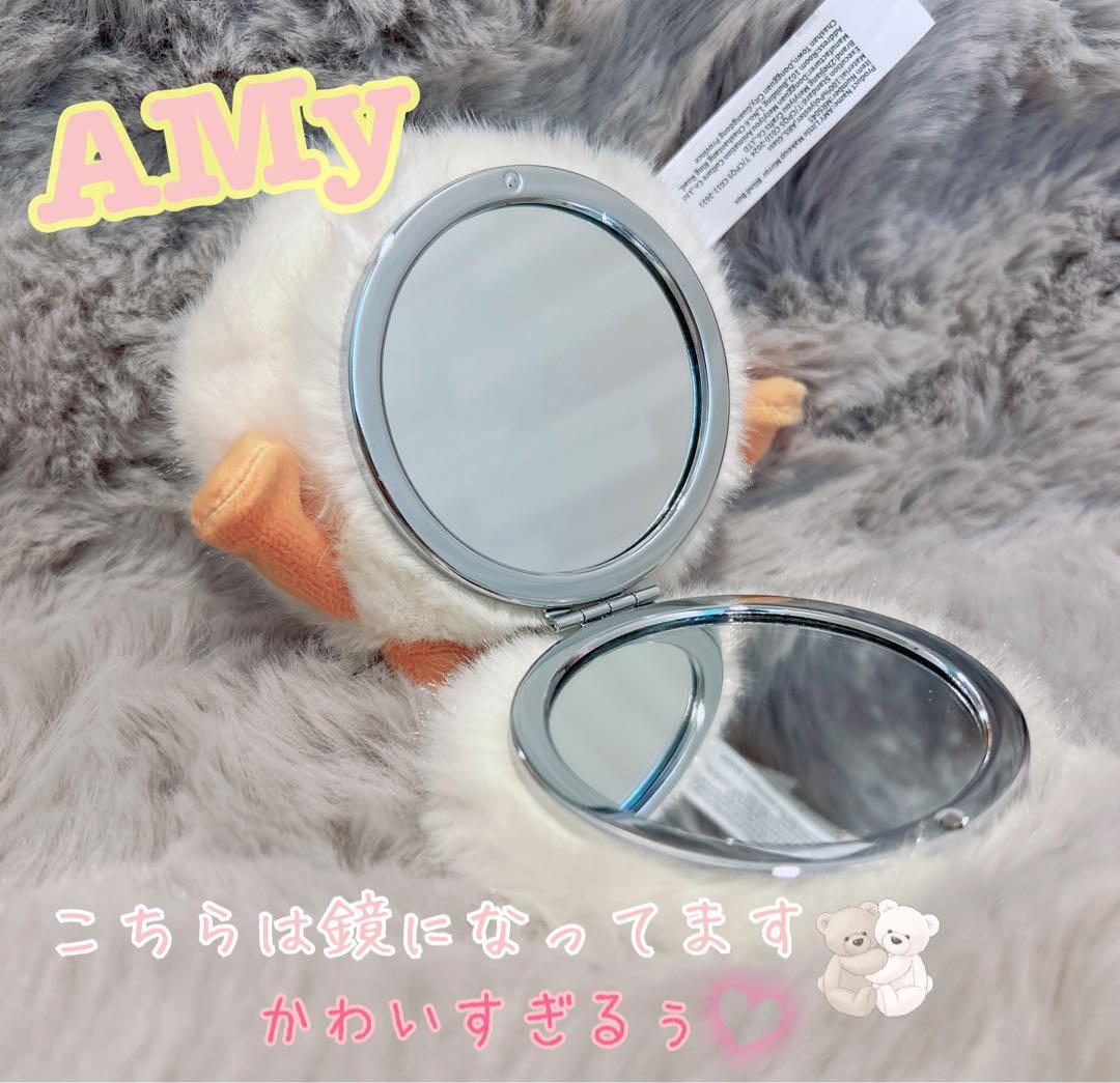 人気‼️流行りのAMy手鏡ぬいぐるみキーホルダーSAMUELぬいぐるみキーホルダー