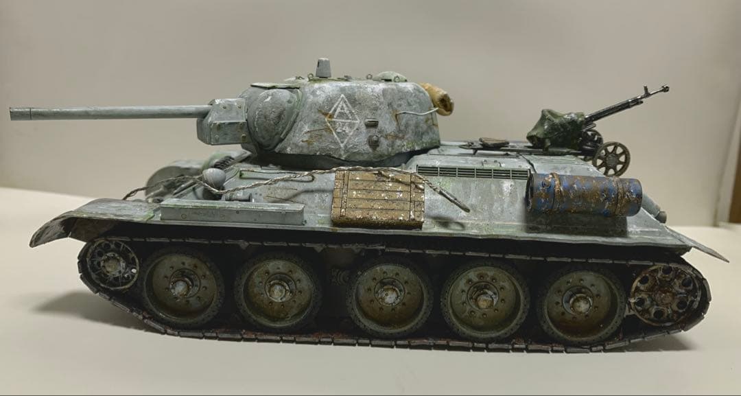 T-34 1/35 ウェザリング仕上げ　完成品