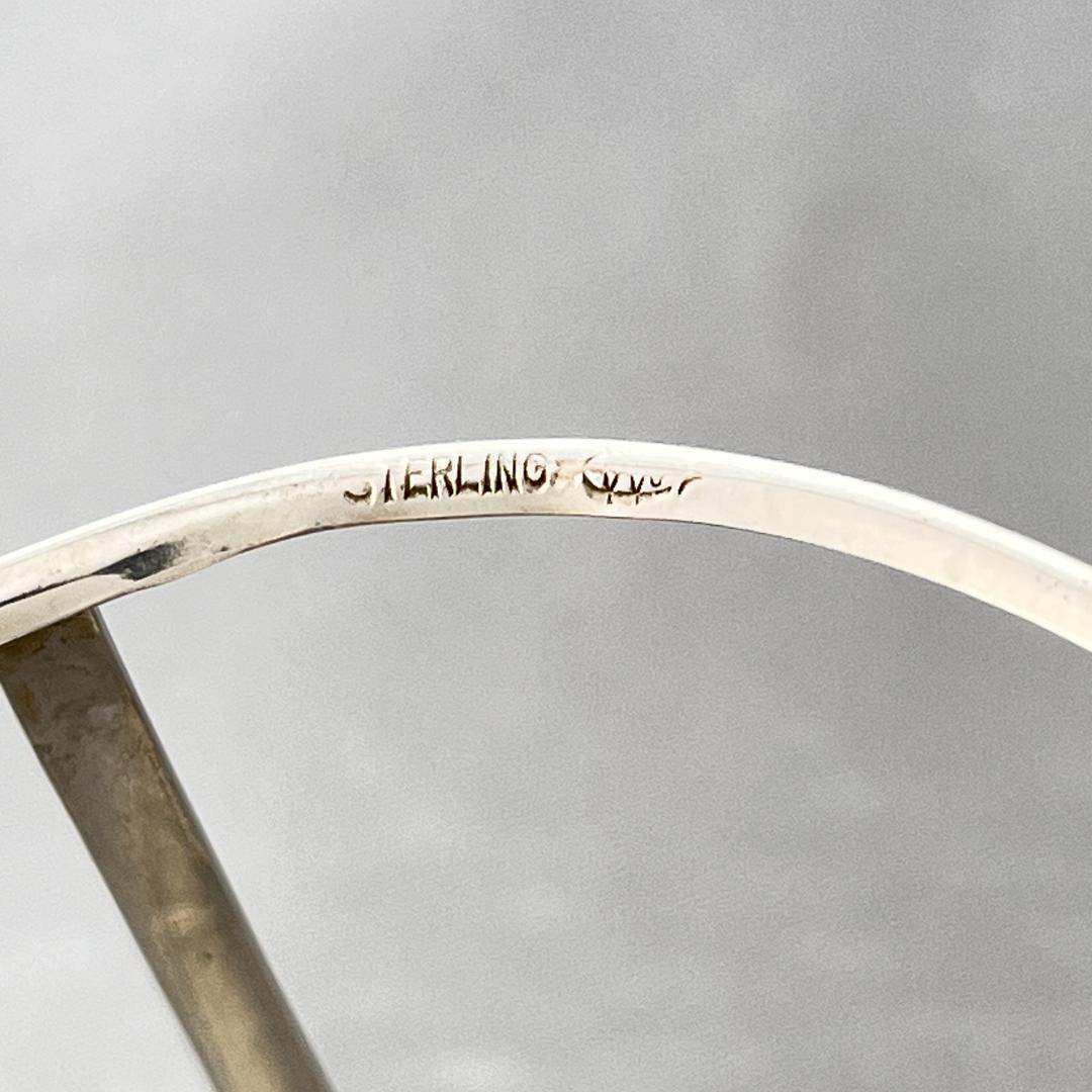 Webster】【純銀/ガラス】透かしのコースター 8枚 スターリング