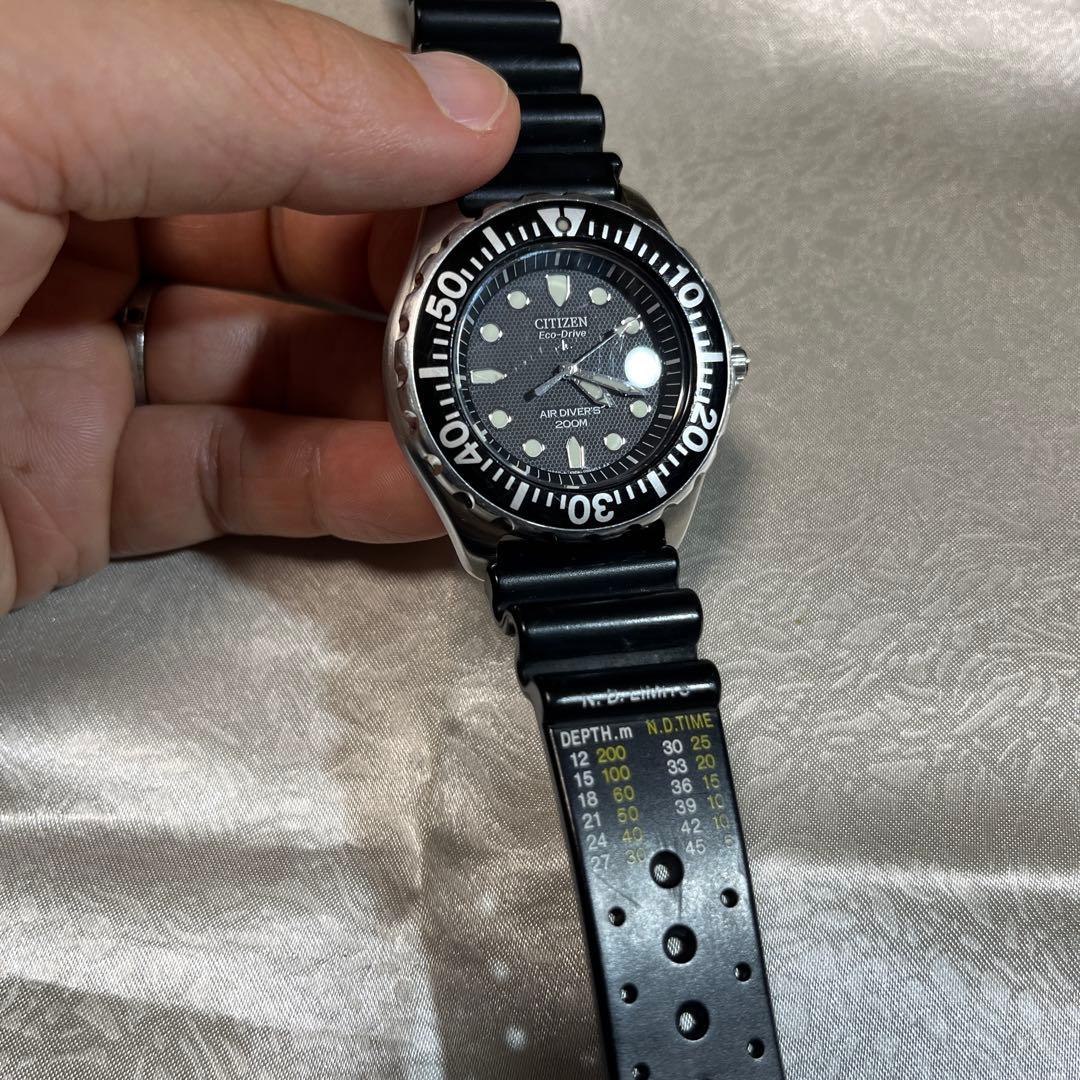CITIZEN シチズン エコドライブ ダイバーズ 200m