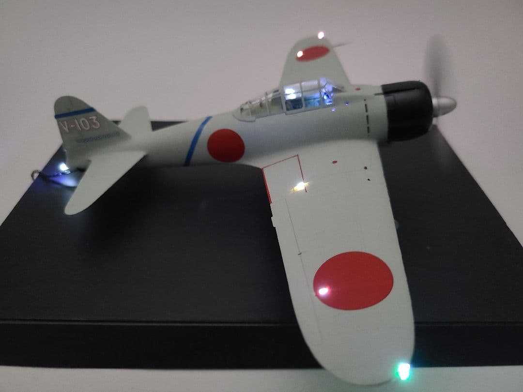 零式艦上戦闘機21型 坂井三郎乗機リアルモーターライズ完成品