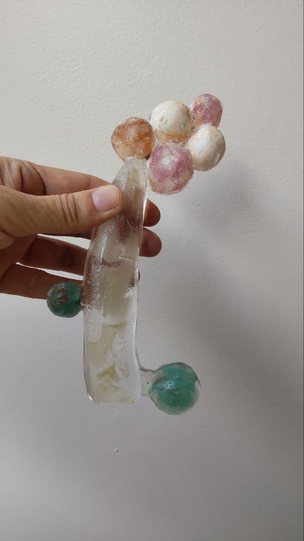 今井美智氏 ガラス片口（中） | 茶禅草堂 今井美智 ガラス作家