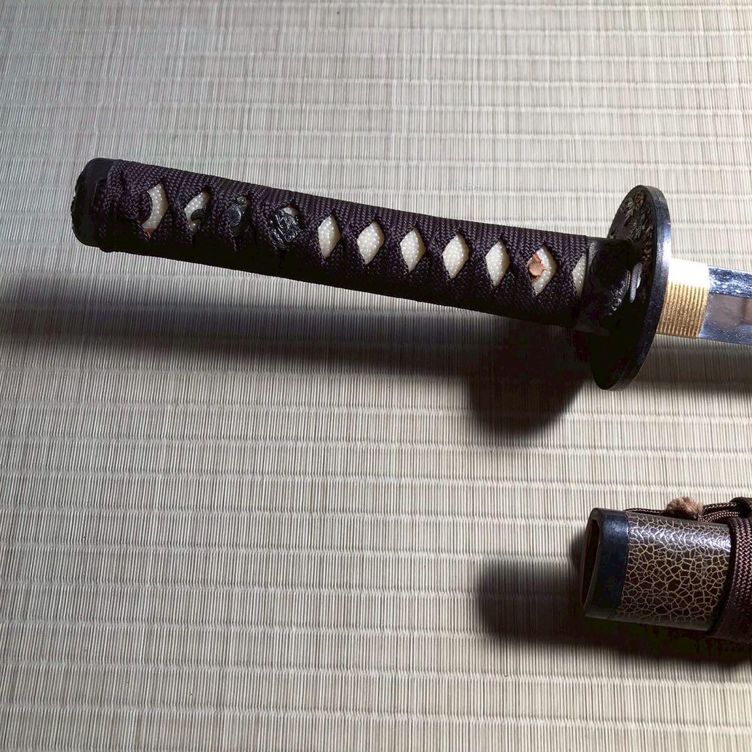 Js7 模造刀 日本刀 太刀 脇差 観賞用 大小 侍 刀 置物 昭和レトロ