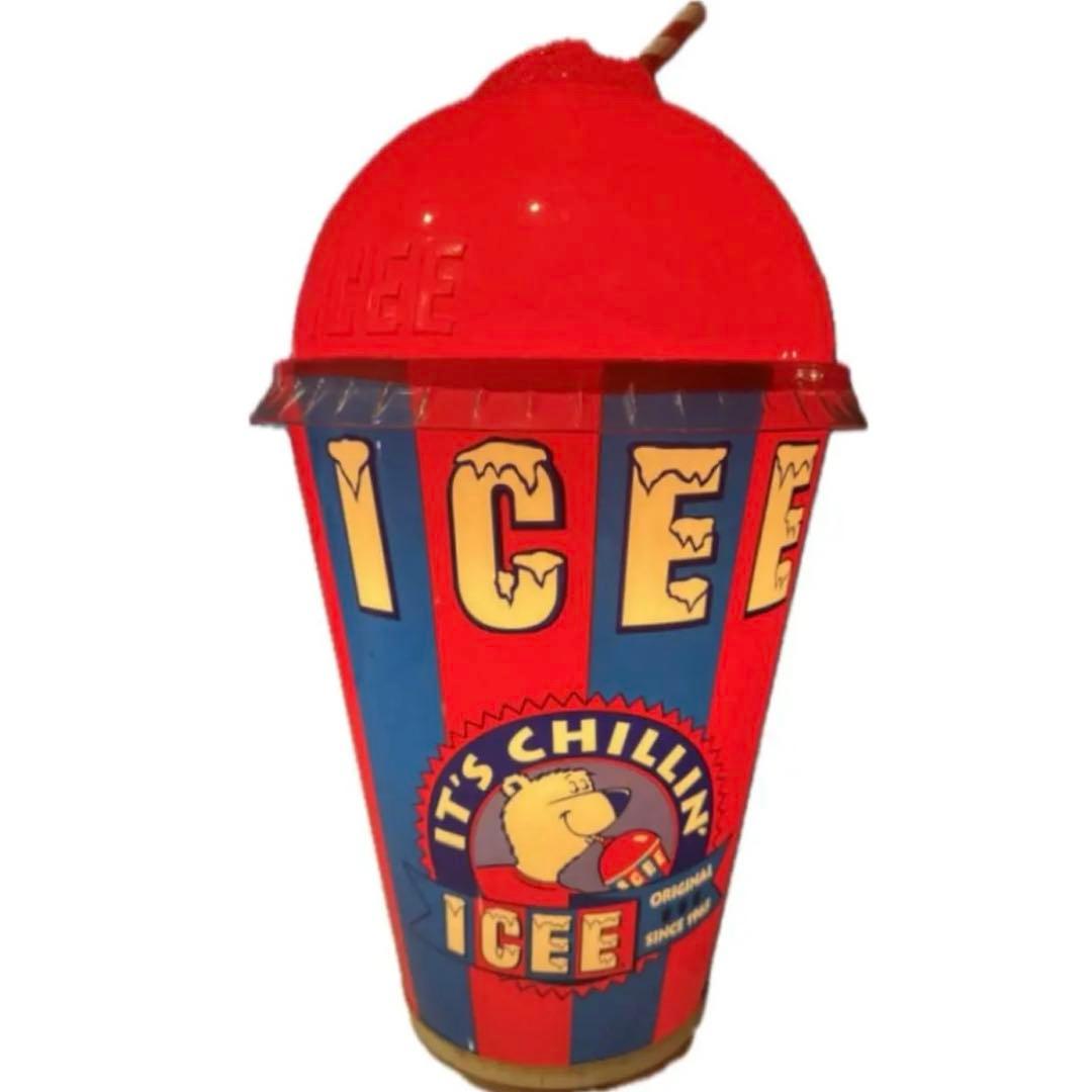 希少！ 70年代 アイシーベア ICEE ライトアップ 看板 ランプ ライト